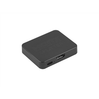 3d 4k - Lanberg HDMI Splitter 2x HDMI 4K + USB-C Port Juodas (Black) - 3 nuotrauka