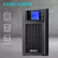 pure sine - Qoltec Pure Sine Wave UPS 3kVA 2400W AVR LCD 52642 - 6 nuotrauka