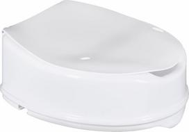 tualeto sedyne - ActionMed NT15AM Tualeto sėdynės pakėlimo dangtelis su atvartu, 15 cm, baltas (White) - 1 nuotrauka