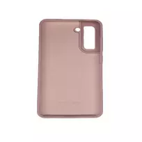 s21 deklas - Evelatus Samsung Galaxy S21 FE Premium Soft Touch Silicone Case Rožinė (Pink Sand) - 2 nuotrauka