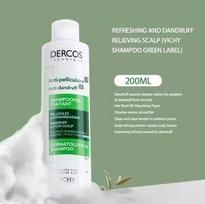 sampunas riebiems plaukams - VICHY DERCOS ANTI-DANDRUFF, šampūnas nuo pleiskanų normaliems ir riebiems plaukams, 200 ml - 5 nuotrauka