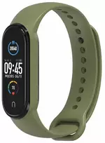 silikonine laikrodzio apyranke - OEM Silikoninė apyrankė Xiaomi Mi Band 5/6/7 Žalias (Green) - 1 nuotrauka