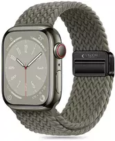 watch 10 - Tech-Protect Nylonmag dirželis Apple Watch 4 / 5 / 6 / 7 / 8 / 9 / SE / Ultra 1 / 2 (42 / 44 / 45 / 49 mm), Olive Grey (Olive Grey) - 1 nuotrauka