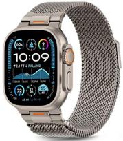 watch 10 - Tech-Protect Milano Vanguard apyrankė Apple Watch 8/9/10/11/SE/Ultra 44/45/46/49mm, titanas (Titanium) - 1 nuotrauka