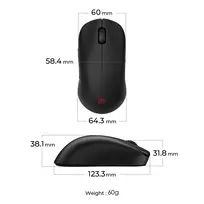 pele - Benq Zowie U2-DW 4K Juodas (Black) - 2 nuotrauka