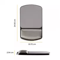 rieso atrama - Fellowes Premium Gel With Adjustable Wrist Support Grafite 9374001 - 6 nuotrauka