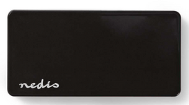 usb 3 0 hub type - Nedis UHUBU2730BK USB 2.0 šakotuvas, 7 prievadų, Juodas (Black) - 1 nuotrauka