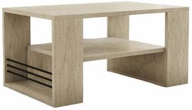 Kavos staliukas Kalune Design Iris, travertine sp., 50 cm x 80 cm x 40 cm