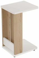 Staliukas Kalune Design Min1-SW, balta sp./ąžuolo medienos imitacija sp., 55 cm x 32 cm x 42 cm