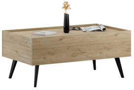 Kavos staliukas Kalune Design, ąžuolo sp., 61 cm x 102 cm x 44 cm