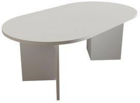 Kavos staliukas Kalune Design Leo Large, balta sp., 60 cm x 110 cm x 42 cm