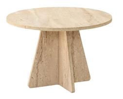 Kavos staliukas Kalune Design Mushroom, travertine sp., 60 cm x 60 cm x 40 cm