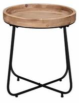 Kavos staliukas Jil, ruda sp./juoda sp., 52 cm x 52 cm x 48 cm