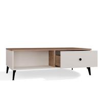 zurnalinis staliukas azuol - Kavos staliukas Point 2S, ąžuolo sp./kašmyro sp., 110 cm x 60 cm x 37 cm - 2 nuotrauka
