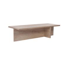 uostas - Kavos staliukas Nordure Harbor, pilka sp./rusva sp., 45 cm x 120 cm x 30 cm - 2 nuotrauka