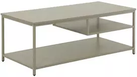 Kavos staliukas Home4you Dimitra, pilka sp., 100 cm x 50 cm x 40 cm