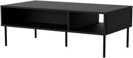 Kavos staliukas Cama Meble Palazzo, juoda sp., 110 cm x 60 cm x 40 cm