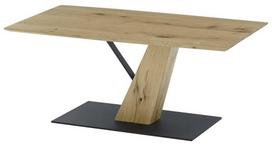 Kavos staliukas MCakcent Brescia, juoda sp./rusva sp., 60 cm x 110 cm x 45 cm