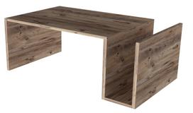 Kavos staliukas Kalune Design Memo, ruda sp., 86.8 cm x 50 cm x 32.4 cm
