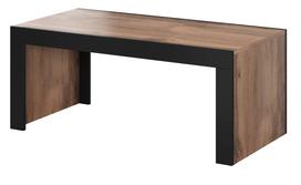 Kavos staliukas Cama Meble, ąžuolo sp./juoda sp., 120 cm x 60 cm x 50 cm