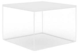 Kavos staliukas ADRK Roni, balta sp., 65 cm x 65 cm x 37 cm