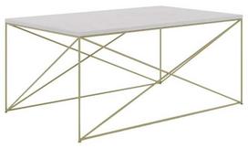 Kavos staliukas ADRK Dante, aukso sp./pilka sp., 100 cm x 60 cm x 43 cm