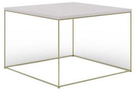 Kavos staliukas ADRK Roni, aukso sp./pilka sp., 65 cm x 65 cm x 37 cm
