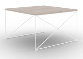 Kavos staliukas ADRK Nelia, rusva sp., 75 cm x 75 cm x 43 cm