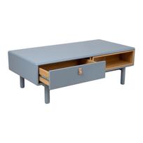 stalas 60 40 - Kavos staliukas Home4you Iris, pilka sp., 120 cm x 60 cm x 40 cm - 3 nuotrauka