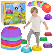 akmenys - Woopie Glow Stones šviečiantys balansiniai akmenys 6 vnt. - 1 nuotrauka