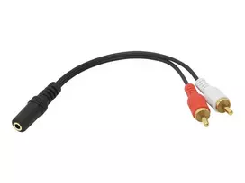 Blow RCA skirstytuvas: 3.5 JACK - 2 RCA PLUG