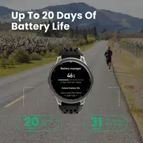 ismanusis laikrodis - Amazfit Cheetah 2 Pro 48mm Juodas (Black) - 2 nuotrauka