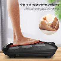 1 1 2 - RENPHO Shiatsu pėdų masažuoklis FM062, Juodas (Black) - 2 nuotrauka