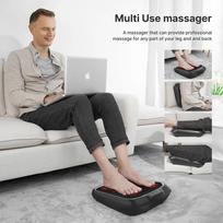 1 1 2 - RENPHO Shiatsu pėdų masažuoklis FM062, Juodas (Black) - 5 nuotrauka
