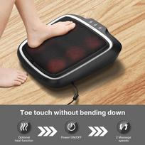 1 1 2 - RENPHO Shiatsu pėdų masažuoklis FM062, Juodas (Black) - 6 nuotrauka