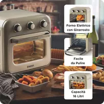 ariete vintage - Ariete 4632/0 16L Rusvai gelsvas (Beige) - 6 nuotrauka