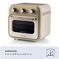 ariete vintage - Ariete 4632/0 16L Rusvai gelsvas (Beige) - 8 nuotrauka