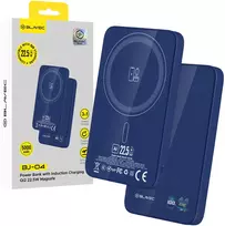 magsafe baterija - Blavec BJ-04 5000 mAh 22.5W Ultra Slim 7.8mm Mėlyna (Blue) - 1 nuotrauka