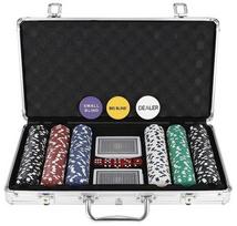 suaugusiems - Malatec Pokeris – 300 žetonų rinkinys dėkle, 23528 - 1 nuotrauka