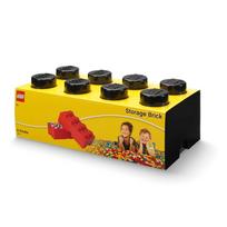 lego daiktadeze - Daiktadėžė LEGO® Storage Brick 8 Large, 12.1 l, juoda, 500 x 250 x 180 mm - 2 nuotrauka