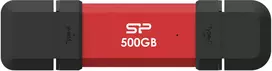 ssd isorinis - Silicon Power DS72 | 500GB | USB Type-A/USB Type-C 3.2 Gen 2 | Red | SP500GBUC3S72VPR - 3 nuotrauka