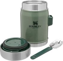 stanley food termosas - Stanley Classic Legendary Food Jar + Spork, 0.4 l, žalia (Hammertone Green) - 2 nuotrauka