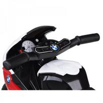 motociklai vaikams - BMW vaikiškas akumuliatorinis sportinis motociklas PA0311, raudonas/baltas - 6 nuotrauka