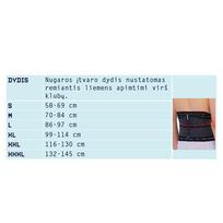 nugaros itvaras - PULSAAR ACTIVE nugaros įtvaras C-FIT, XXL dydis, 1 vnt. - 2 nuotrauka