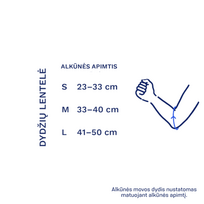 alkunes movos - PULSAAR ACTIVE alkūnės mova, Juoda (Black), L dydis, 1 vnt. - 2 nuotrauka