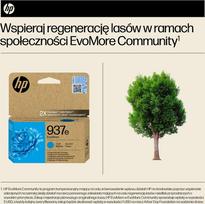 hp 937 - HP 937e EvoMore Cyan Org Ink Cartridge | 4S6W6NE#CE1 - 4 nuotrauka