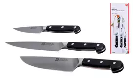 zwilling knife set - ZWILLING Set with knives, 3 pcs. paring 10cm, slicing 16cm and chefs 20 cm - 6 nuotrauka
