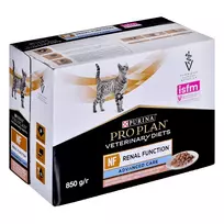 maistas katems inkstams - Šlapias kačių maistas Purina Pro Plan Veterinary Diets Renal Function, lašiša, 0.850 kg, 10 vnt. - 4 nuotrauka
