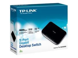 tinklo komutatoriai - TP-LINK | Switch | TL-SG1005D | Unmanaged | Desktop | Gigabit Ethernet (copper) ports quantity 5 | Power supply type External | 36 month(s) - 4 nuotrauka