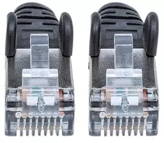 ftp kabelis - Intellinet 318822 Cat6A S/FTP tinklo kabelis 15m Juodas (Black) - 3 nuotrauka